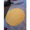 Runde Tischdecke gelb Durchmesser 168cm